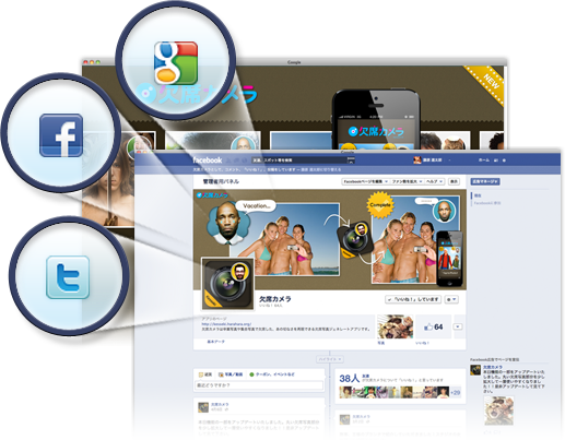Facebookページやランディングページを制作して効果的なプロモーションを行います。